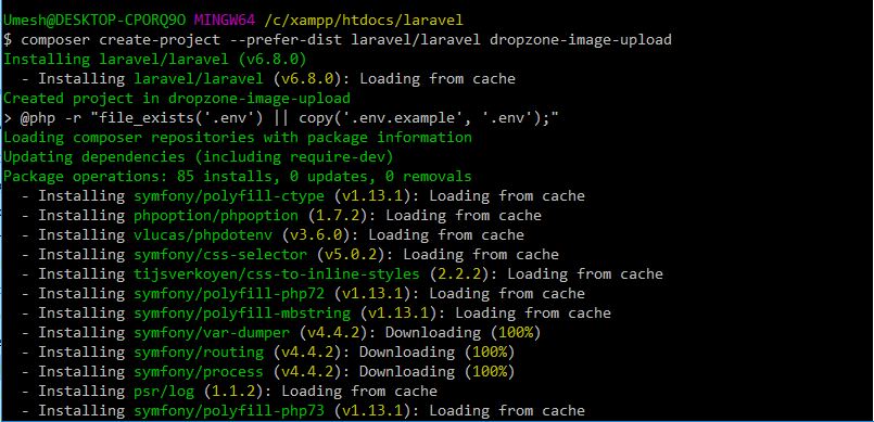 Drag and drop file upload