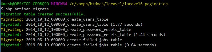 Migrate Table Schema